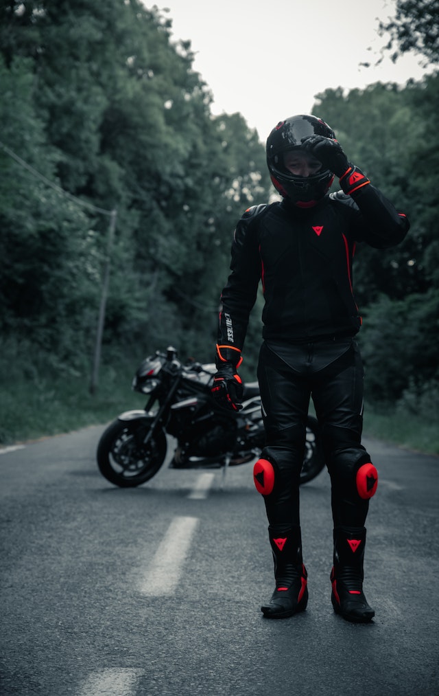 Pantalon moto cuir homme Dainese - Équipement moto
